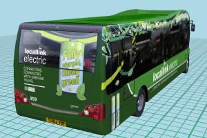 Electric Bus bus, tourist, tourliner, vehicle, truck, carriage, metro, transit